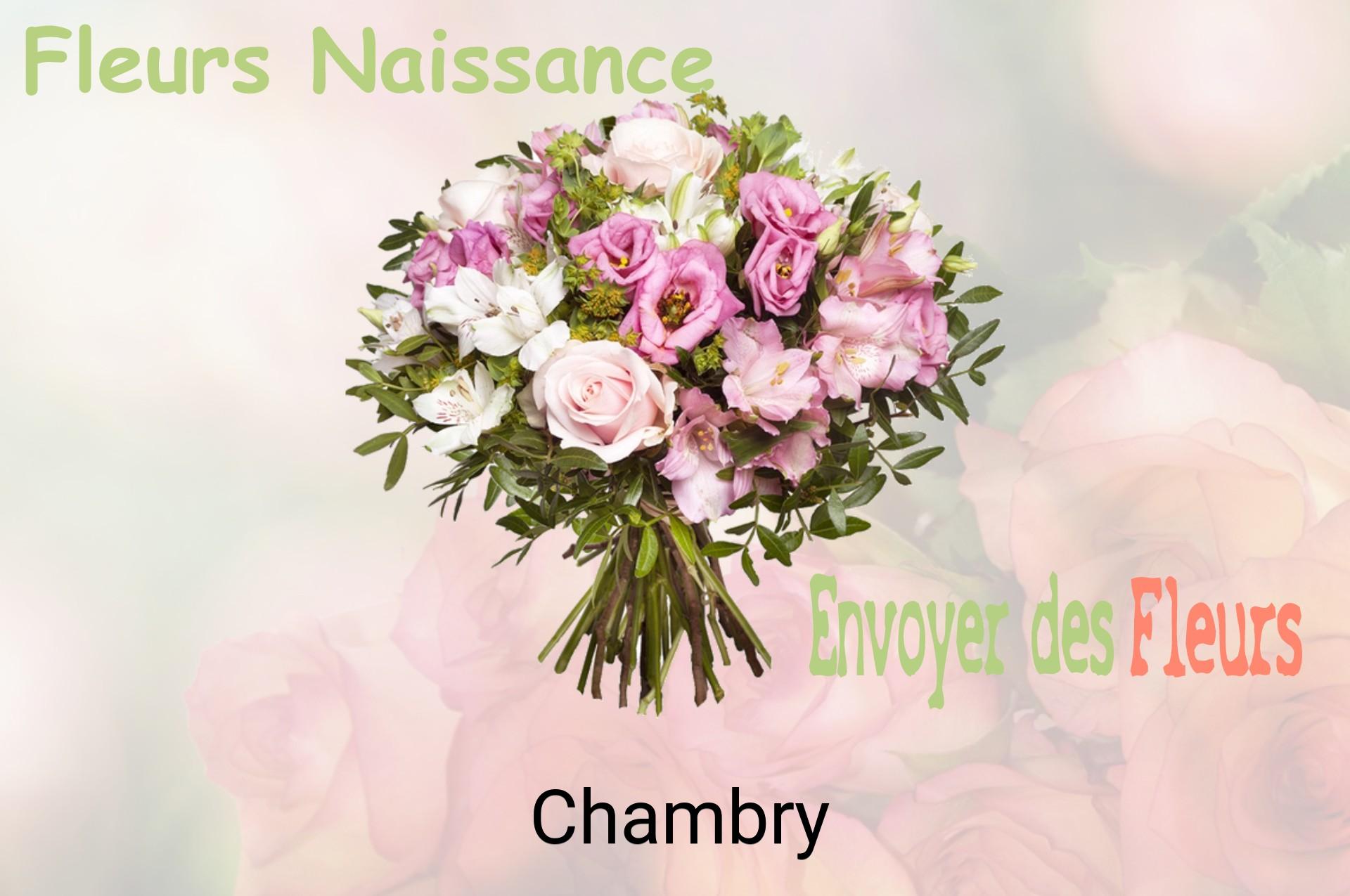 Bouquet de fleurs de naissance livré à Chambry